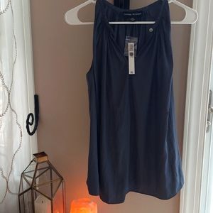 NWT Catherine Malandrino slate Grey Polyester Sleveless Blouse